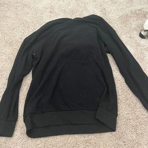 Target Black Pullover with Hood